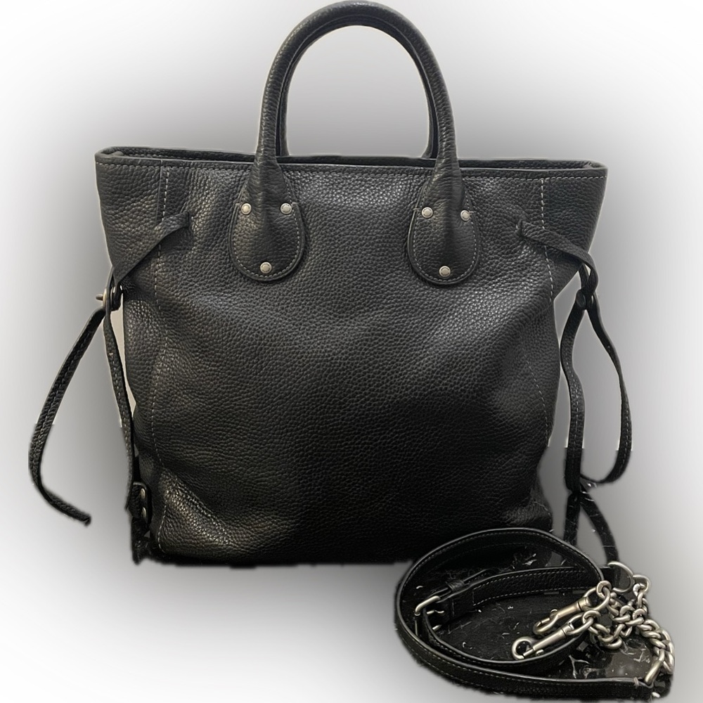 NWOT Coach Play Tatum 30 Tote – Black  Leather – Style No. 37115